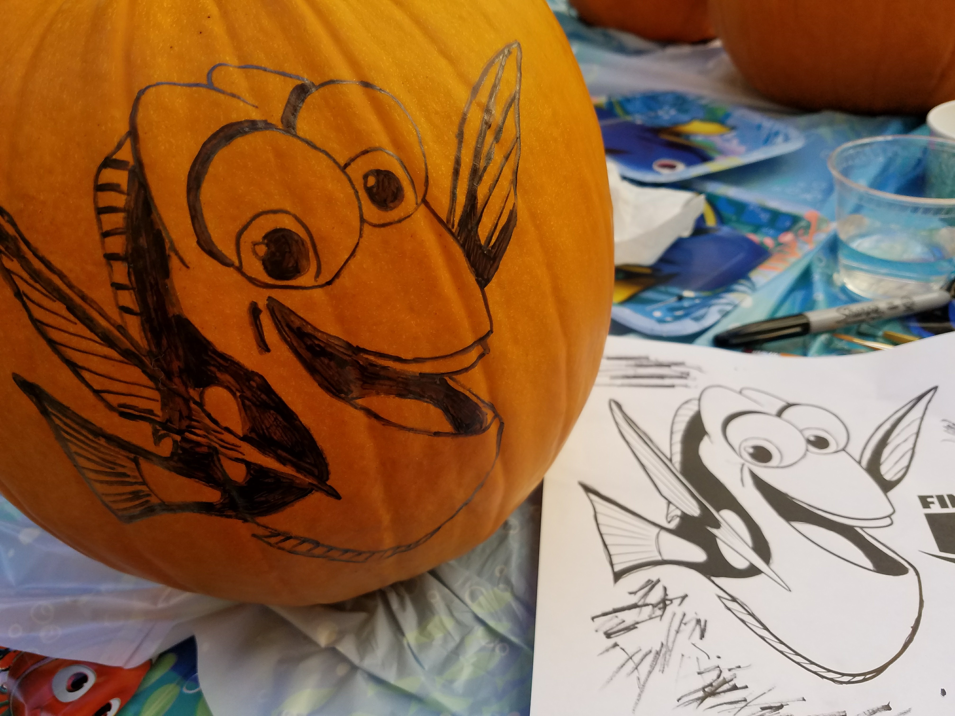 Pumpkin carving tips finding dory halloween activities