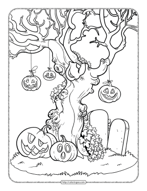 Printable halloween coloring pages updated