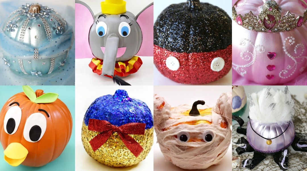 Cute and fun disney pumpkins to make this halloween