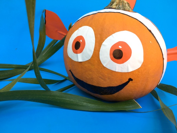 No carve finding nemo pumpkin