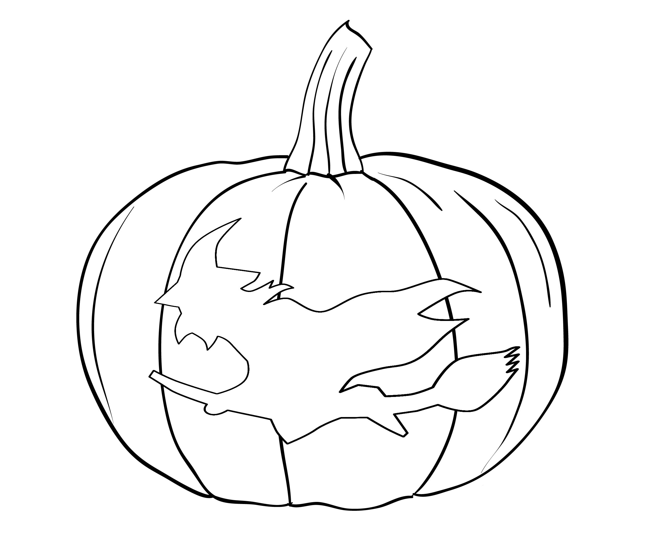 Free printable pumpkin coloring pages for kids