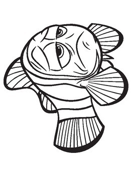 Finding nemo coloring pages for kids girls boys teens school activity pdf