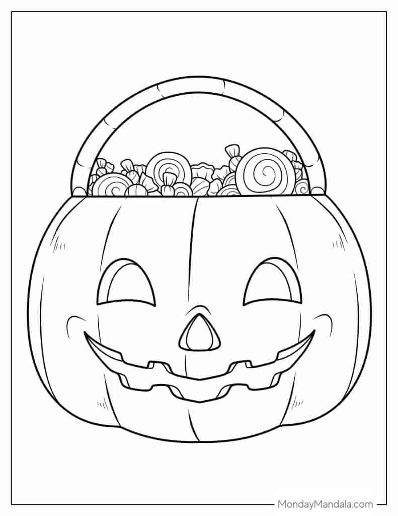 Pumpkin coloring pages free pdf printables