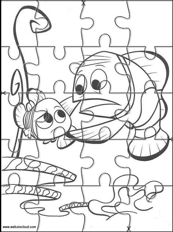 Fdg nemo prtable jigsaw puzzles to cut out for kids free jigsaw puzzles nemo crafts for kids jigsaw puzzles