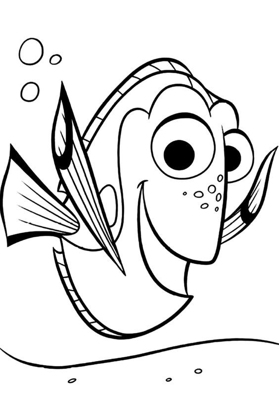 Finding nemo coloring pages