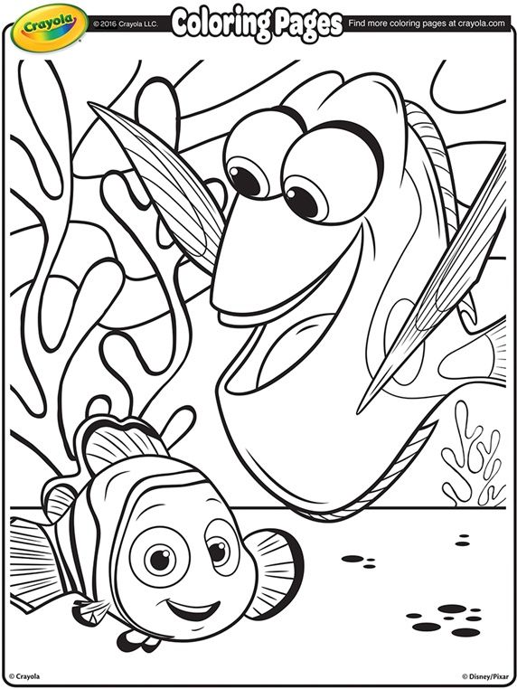 Finding dory dory nemo on crayola nemo coloring pages finding nemo coloring pages crayola coloring pages