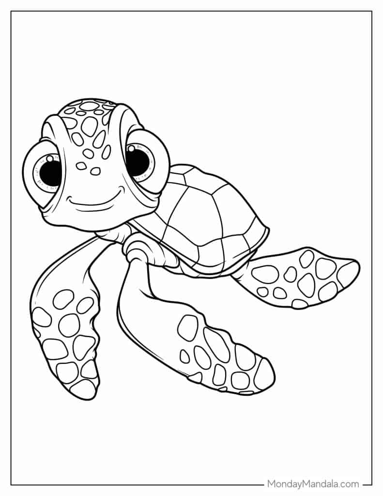 Finding nemo coloring pages free pdf printables