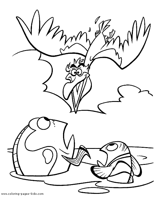 Finding nemo coloring pages