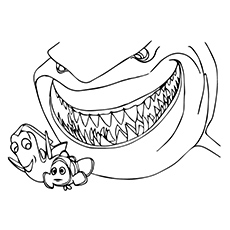 Finding nemo coloring pages