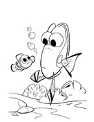 Finding nemo coloring pages free coloring pages