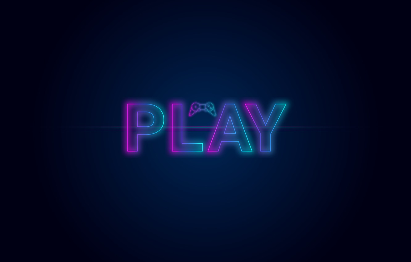 Wallpaper game control neon player arcade video game game console play game logo neon light images for desktop section ððññ