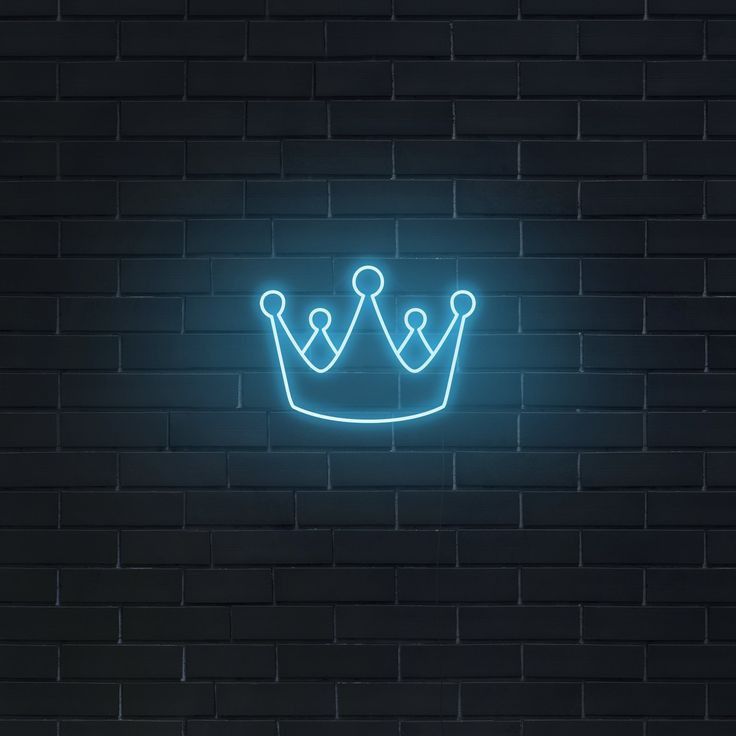 Neon crown logo