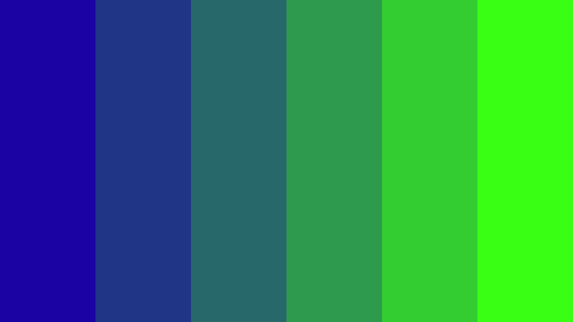 Neon Gradient Color Scheme » Green »