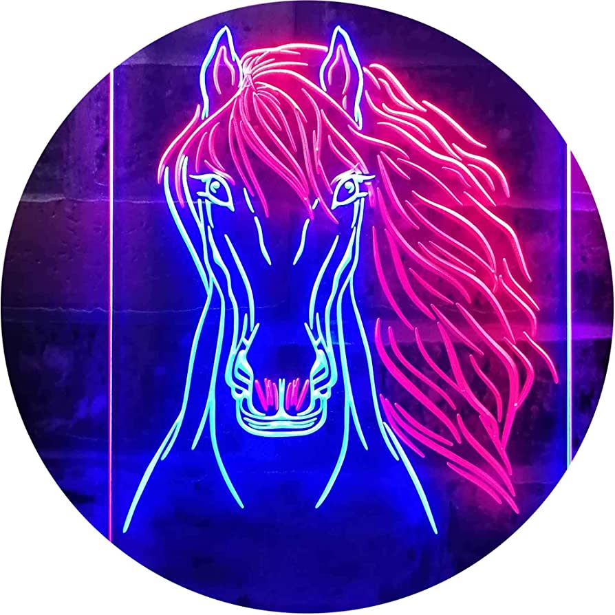 Download Free 100 + neon horses Wallpapers