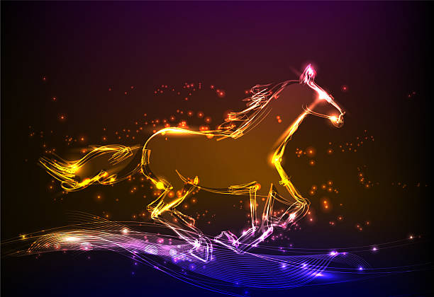 Download Free 100 + neon horses Wallpapers