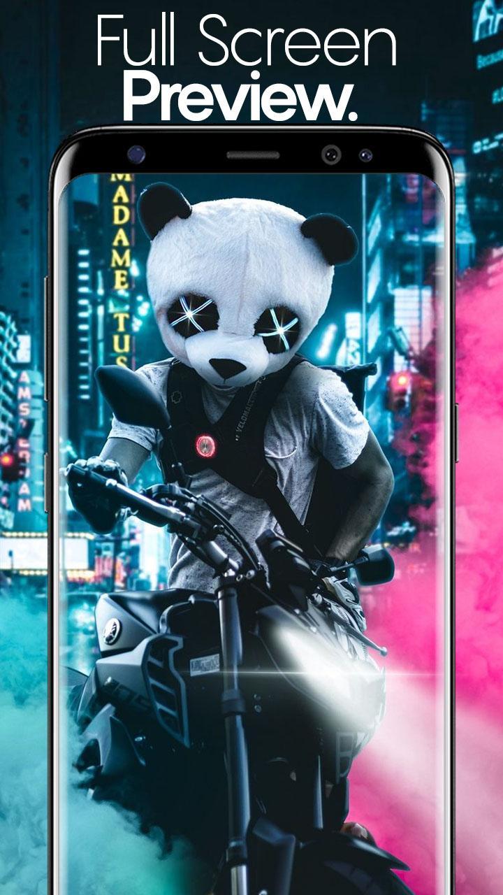 Neon panda boy hd wallpaper apk fãr android herunterladen