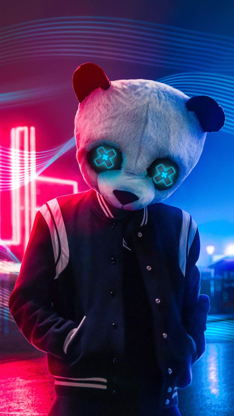 Neon panda