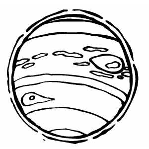 Neptune coloring page