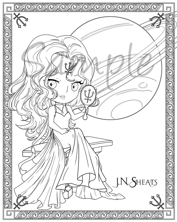 Single coloring page download for adults sailor princess neptune sailor moon bonus image