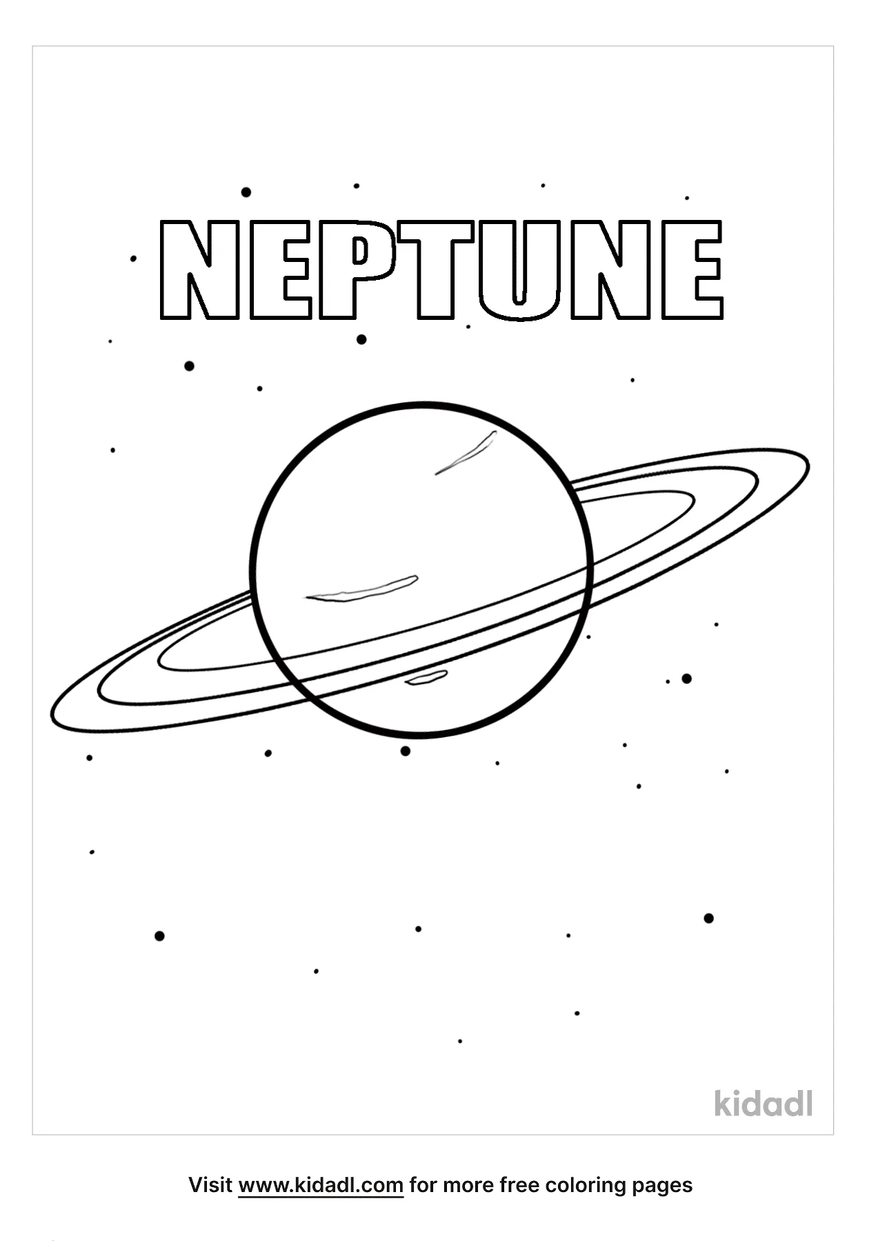 Free neptune coloring page coloring page printables