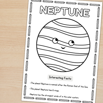 Solar system coloring pages interesting facts about the planets