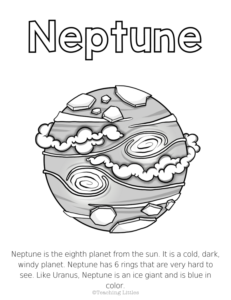 Planetsolar system coloring pages