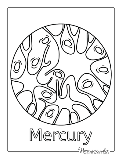 Solar system planet coloring pages for kids free printables