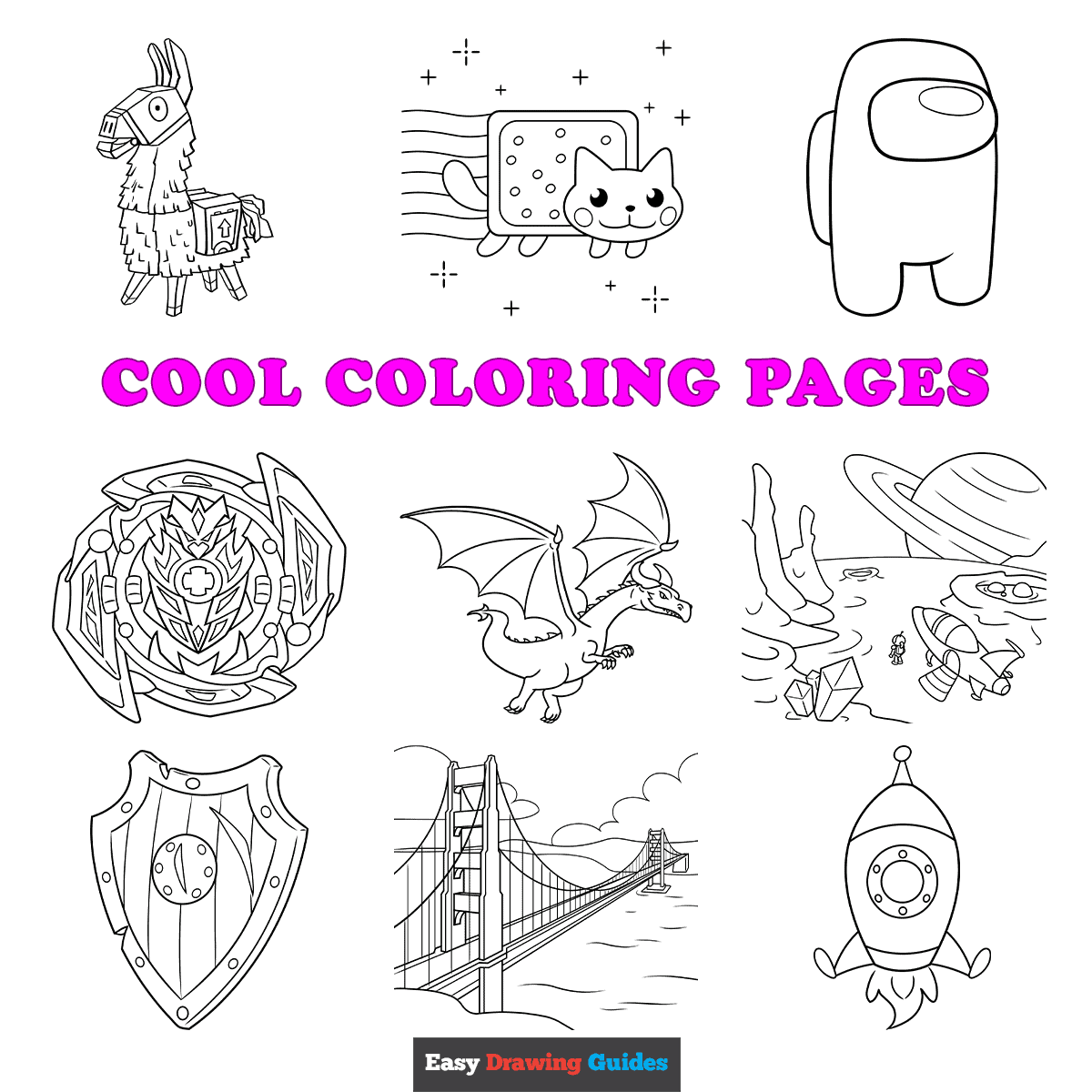 Space drawings easy drawing guides