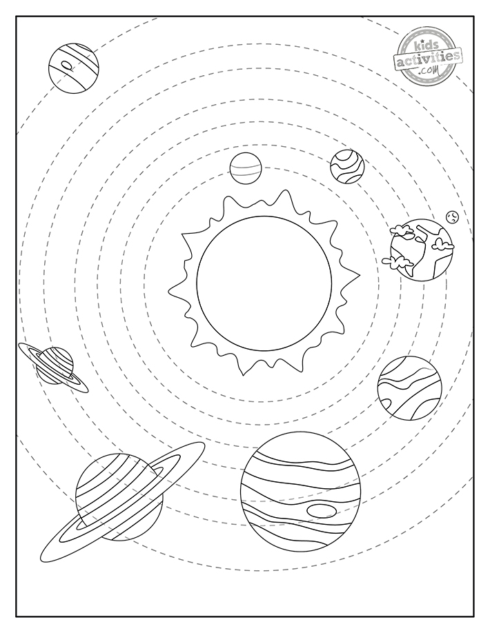 Free printable planets coloring pages for kids kids activities blog