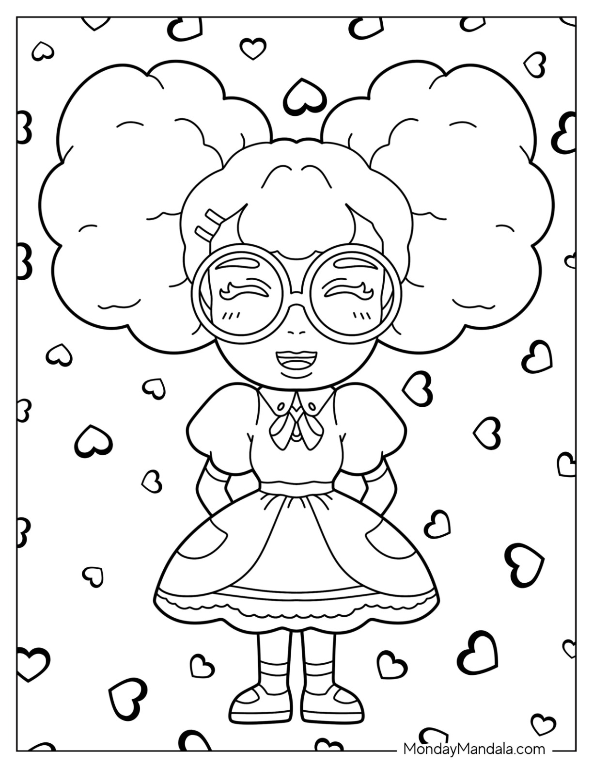 Black girl coloring pages free pdf printables