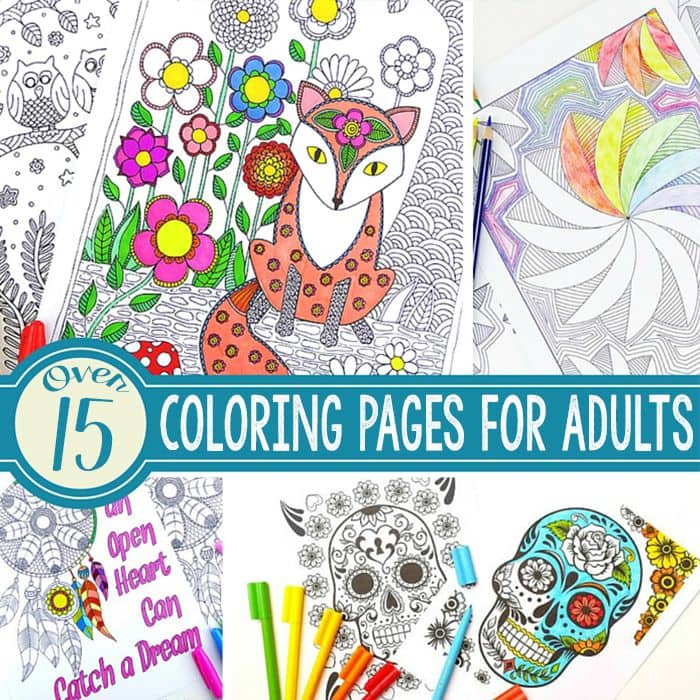 Gorgeous free adult coloring pages