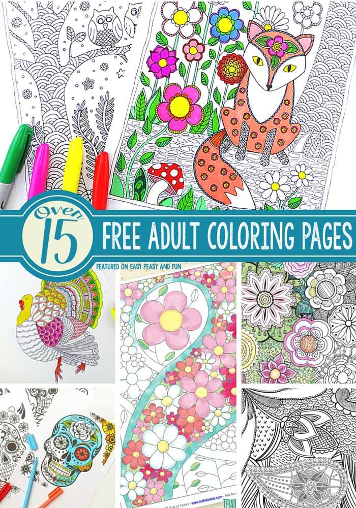 Gorgeous free adult coloring pages