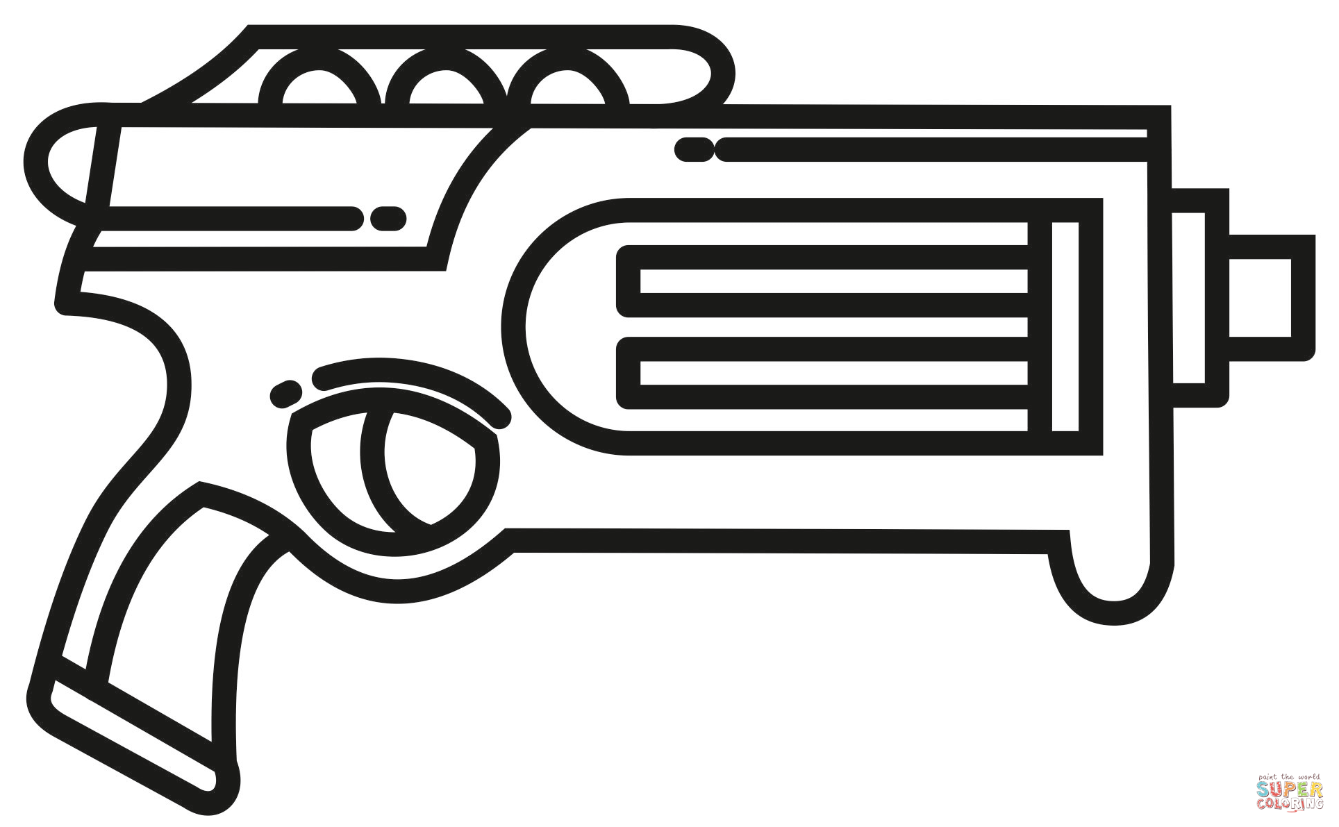 Nerf gun coloring page free printable coloring pages