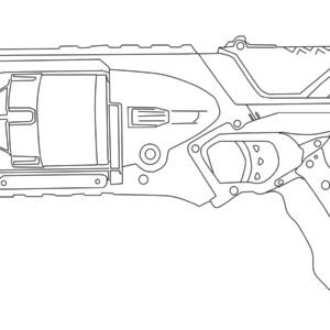 Gun coloring pages printable for free download