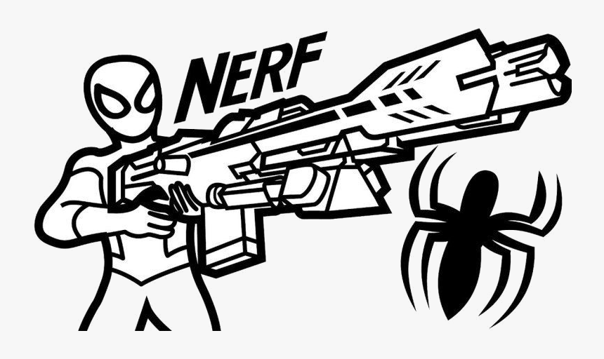 Nerf gun old fashioned coloring pages adornment trending