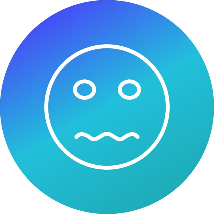 Free nervous emoji vector icon