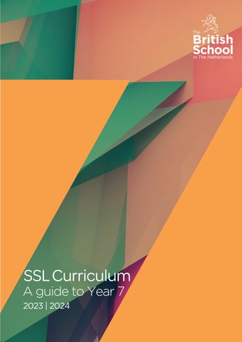 Ssl year curriculum handbook by the british school in the netherlands