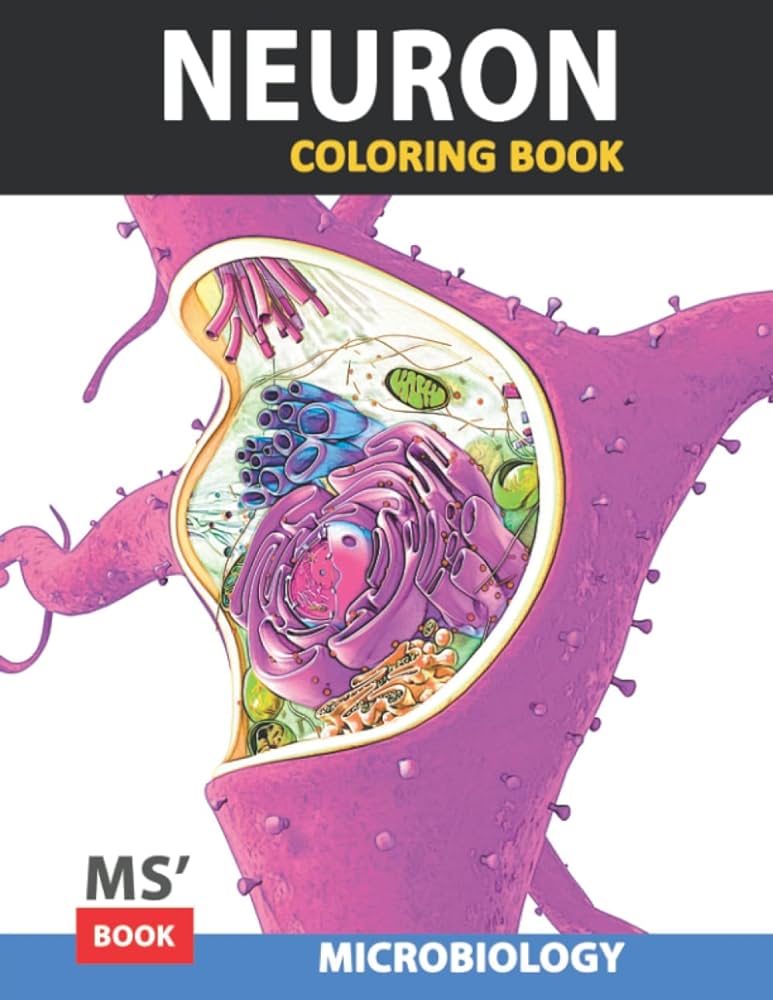 Neuron coloring book microbiologie publishing msbook books