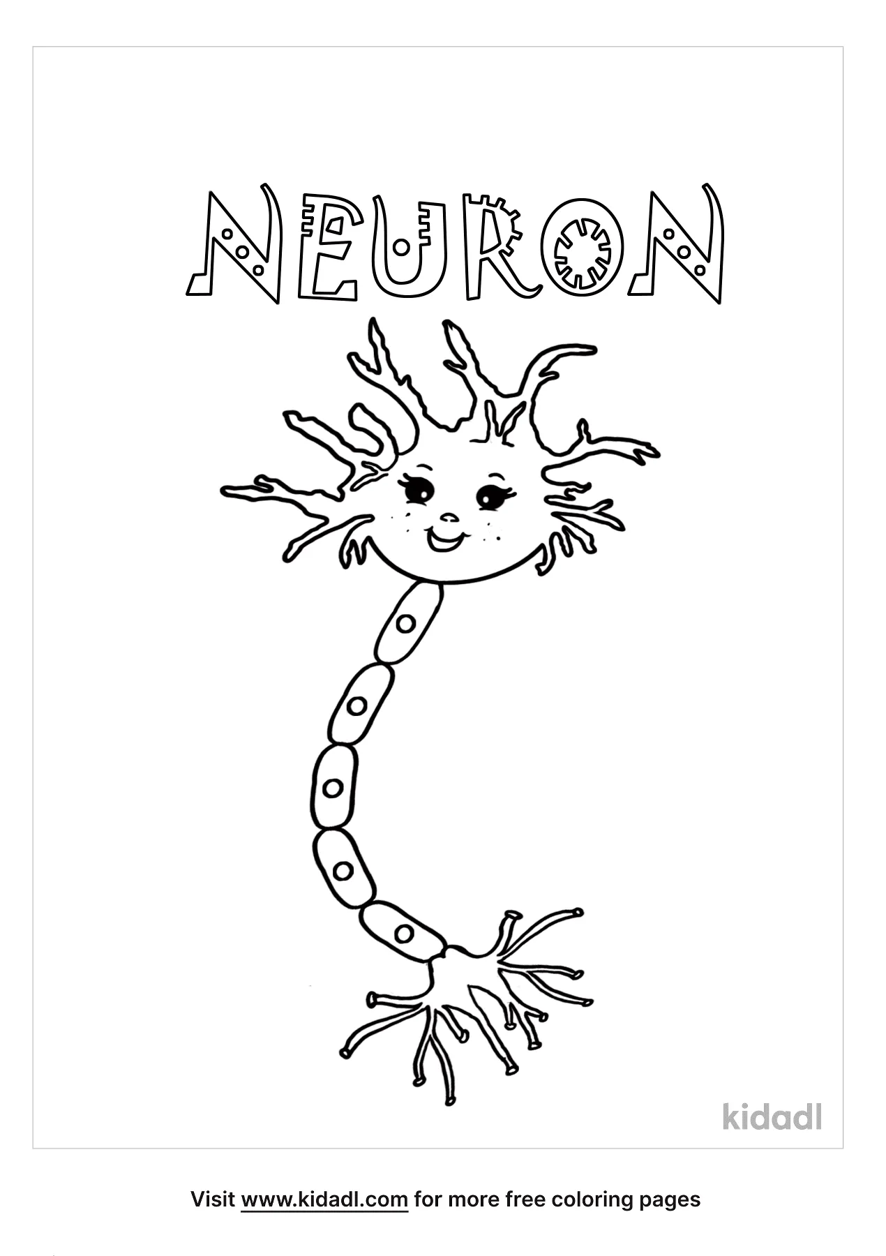 Free neuron coloring page coloring page printables