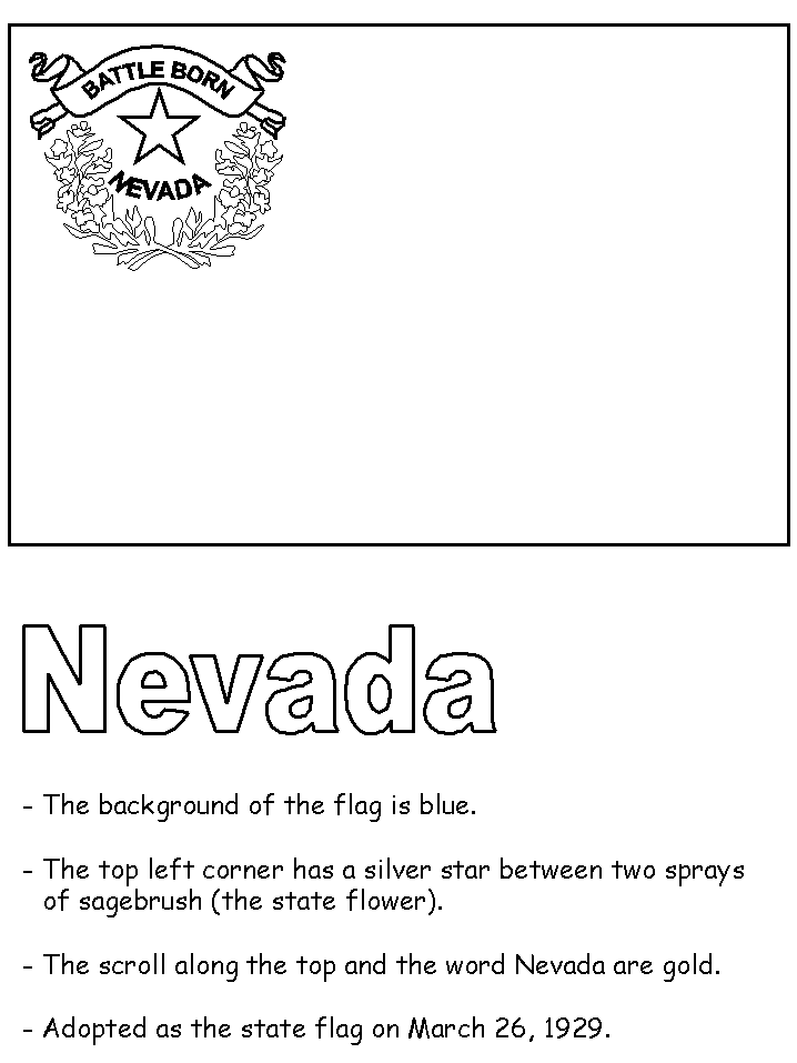 Nevada state flag