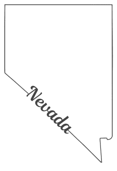 Nevada â map outline printable state shape stencil pattern â diy projects patterns monograms designs templates