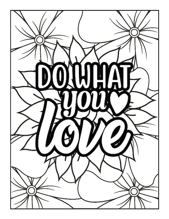 Motivational quotes dream big never give up coloring pages for teens and adults printable pages instant digital download png instant download