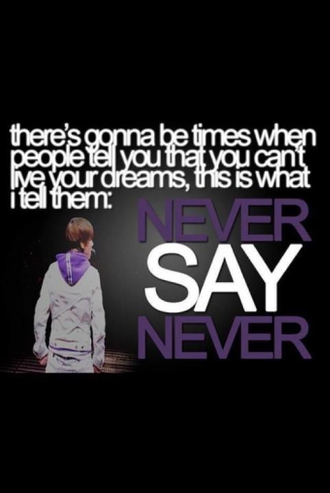 Download Free 100 + never say never quotes Wallpapers