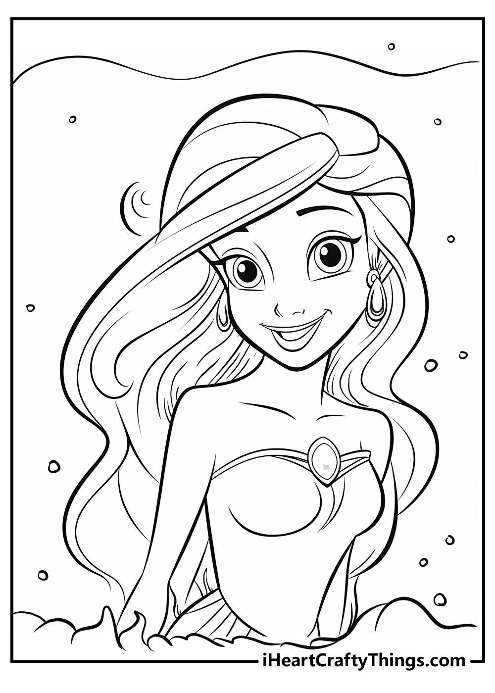 Printable ariel coloring pages updated