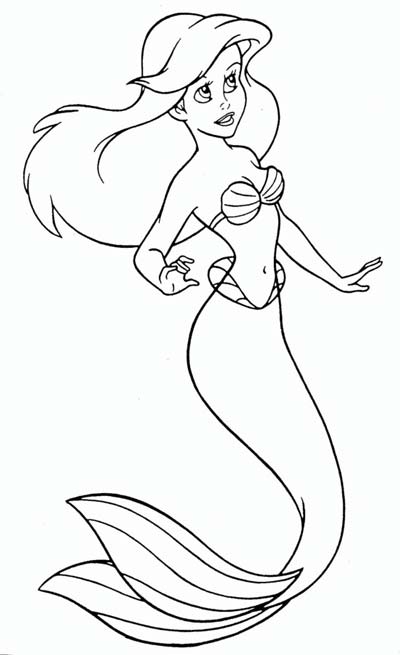 Little mermaid coloring pages ariel coloring pages