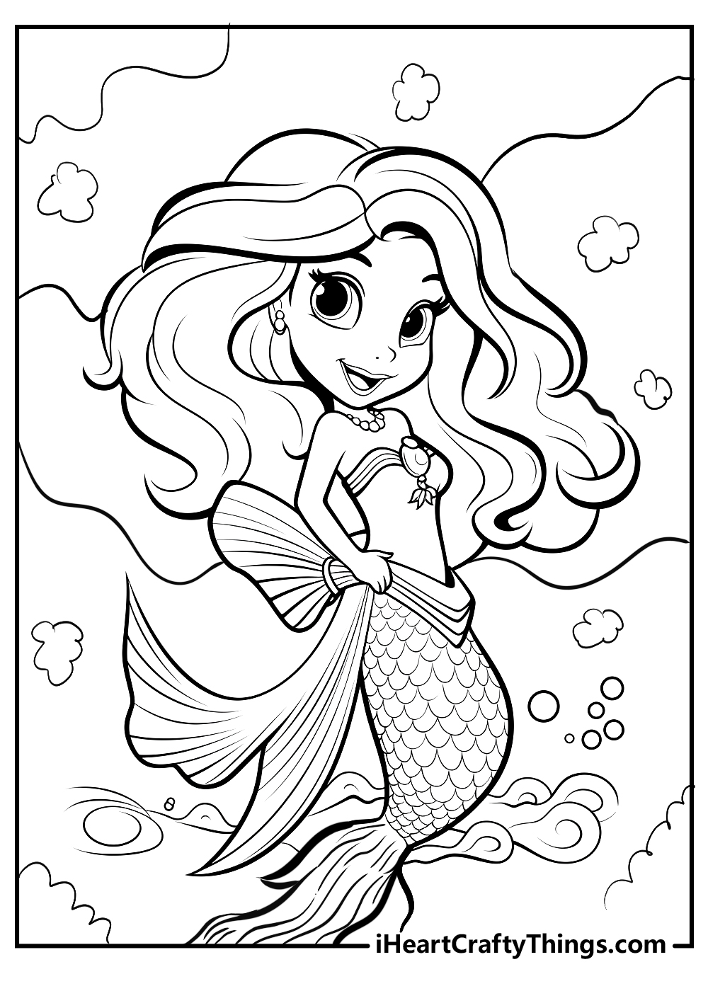 Printable ariel coloring pages updated