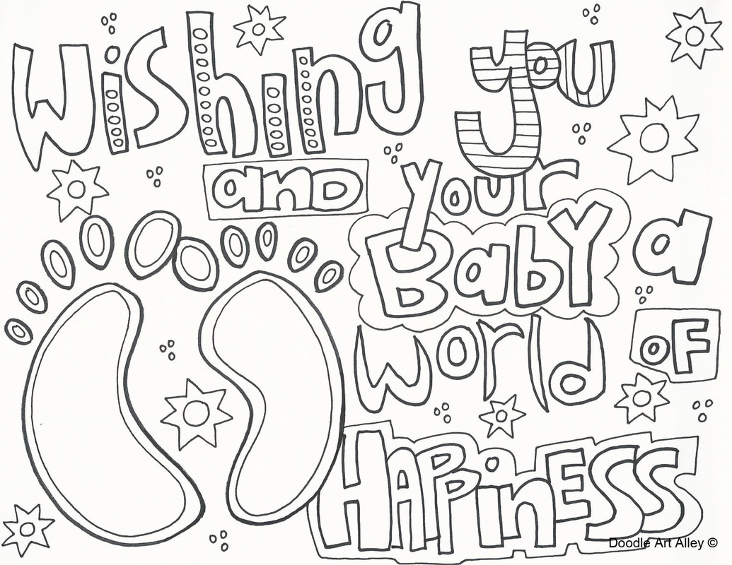 Baby coloring pages