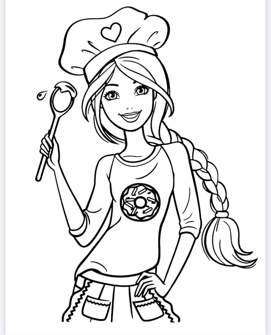 Barbie coloring pages