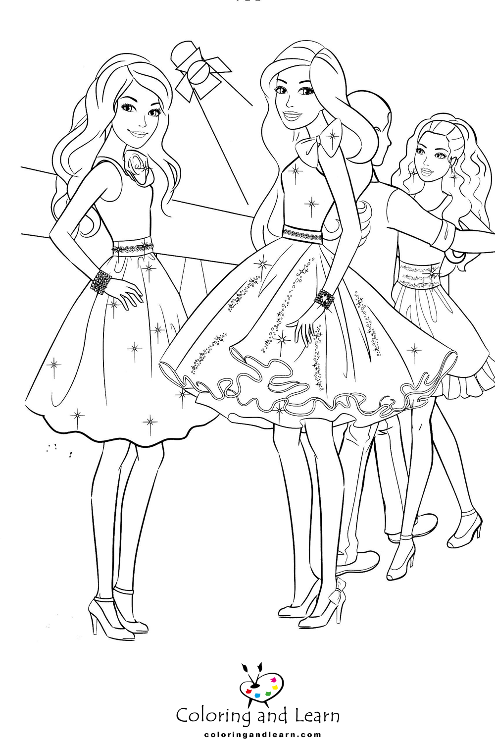 Barbie coloring pages