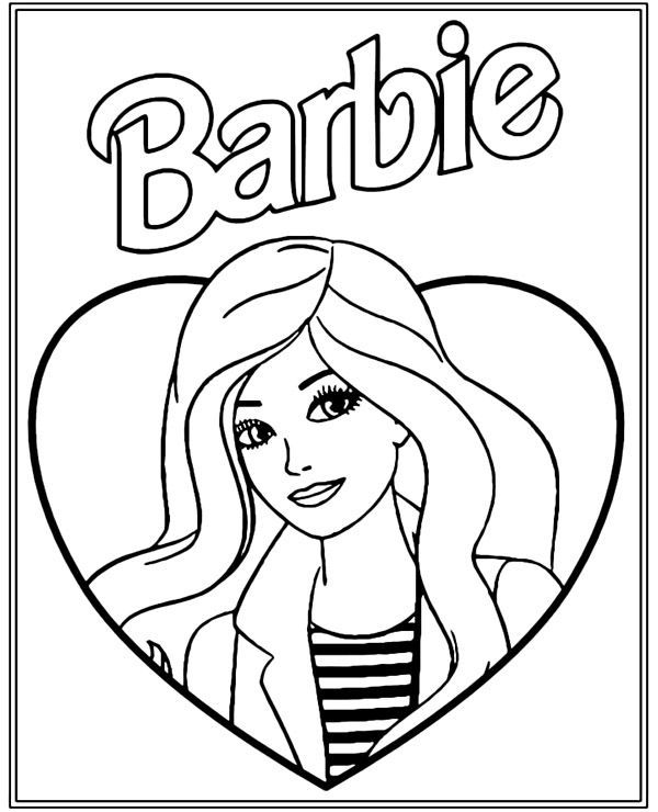 Explore adorable barbie coloring pages